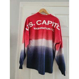 Disney Spirit Jersey Mens American Patriotic US Capital DC Red White blue size M